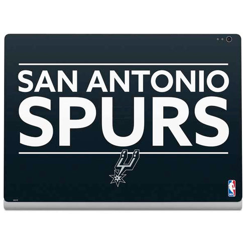 NBA San Antonio Spurs Standard - Black Surface Book 2 15in Skin